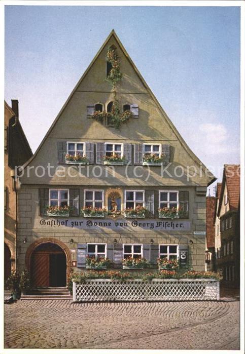 Dinkelsbuehl Hotel Gasthof Sonne