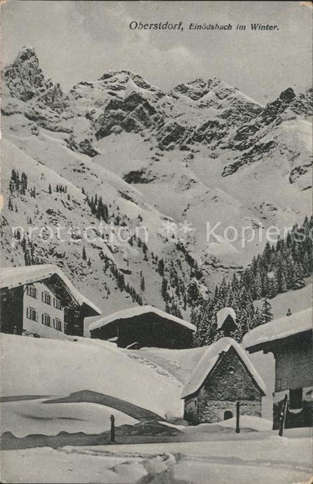 Oberstdorf Einödsbach Winter