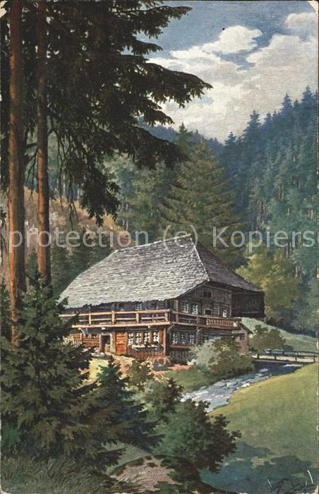 Lederle Karl Nr. 7 Schwarzwaldhaus Elchlepp-Verlag
