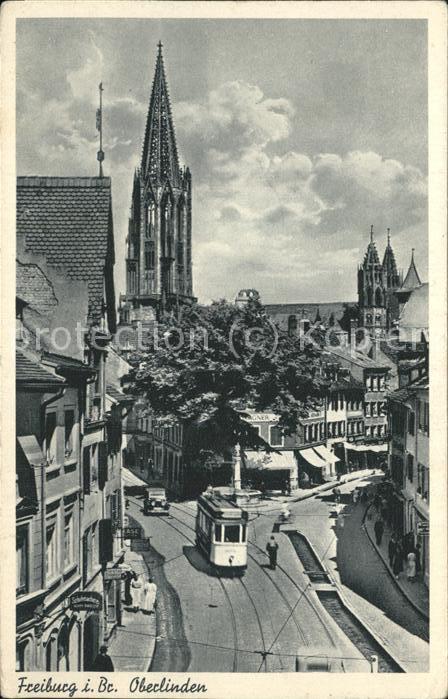 Strassenbahn Freiburg i. Br. Oberlinden