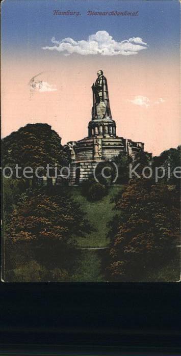 Bismarckdenkmal Hamburg Feldpost