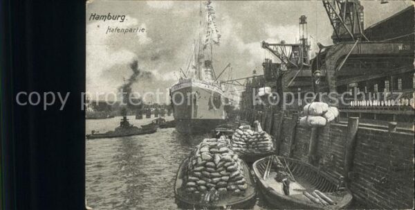 Dampfer Oceanliner Hamburg Hafen Boote