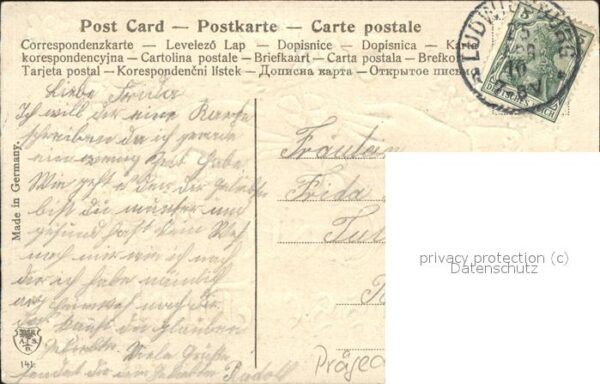 Blumengruesse Kleeblatt Hände – Bild 2