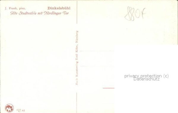 Frank J. Nr. 61 Dinkelsbühl Alte Stadtmühle Nörd – Bild 2