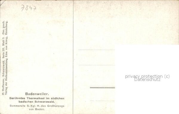 Hoffmann Heinrich Badenweiler Thermalbad – Bild 2