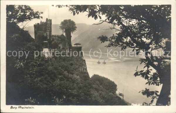 Foto Zeitz F.G. Nr. 1019 Burg Rheinstein
