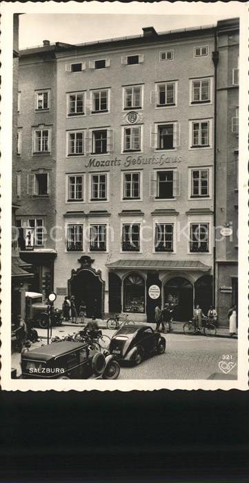 Mozart Wolfgang Amadeus Geburtshaus Salzburg