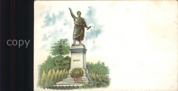 Denkmal Petöfi Szobor Budapest Ungarn