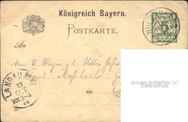 Ausstellung Bayr Landes Nuernberg 1896 – Bild 2