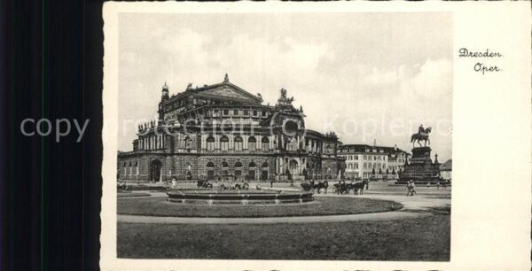 Opergebaeude Dresden Bromsilber-Imitation 4448/5146