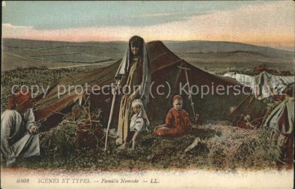 Nomaden Nomades Beduines Typen Kinder Zelt