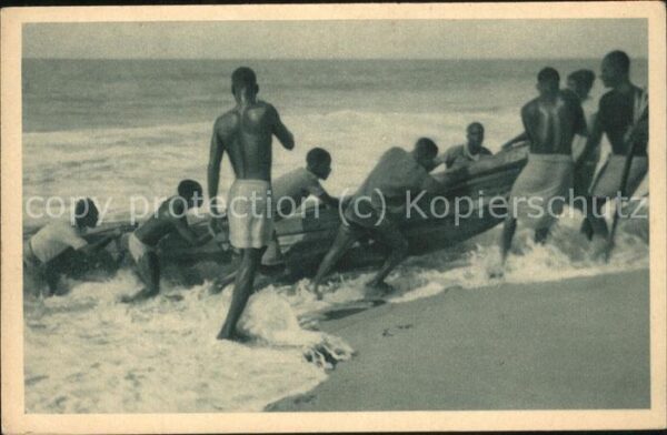 Fischerei Afrika Missions Africanes Peche Typen