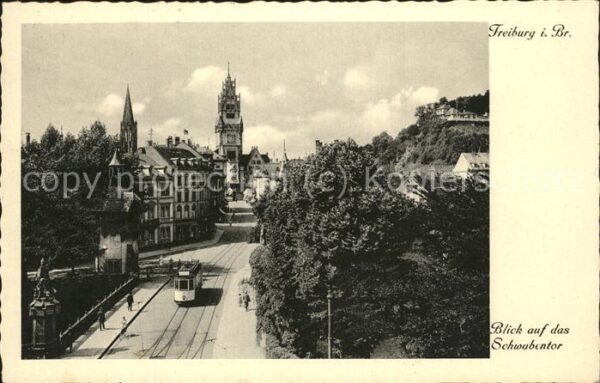 Strassenbahn Freiburg i. Br. Schwabentor