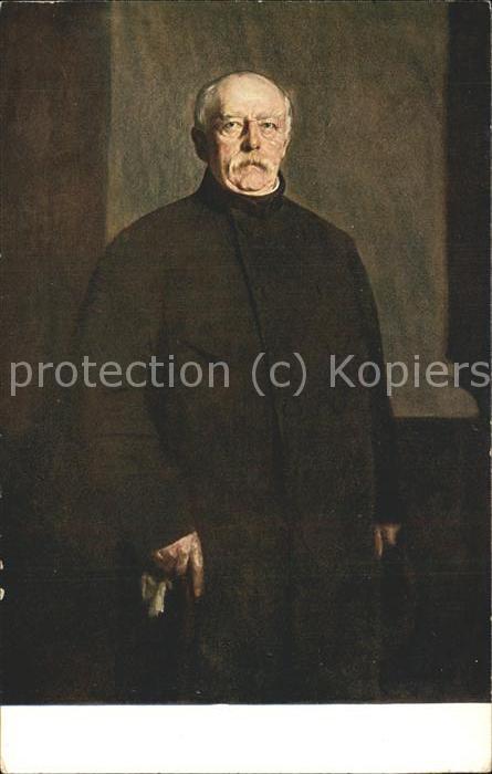 Bismarck Künstlerkarte F.v. Lenbach Nr. 51 Fried