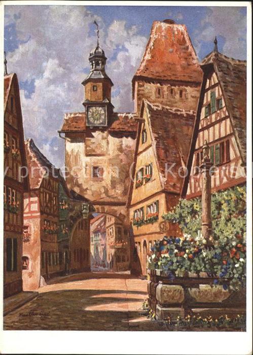Ohmayer Max Nr. 1 Rothenburg o. T. Markusturm