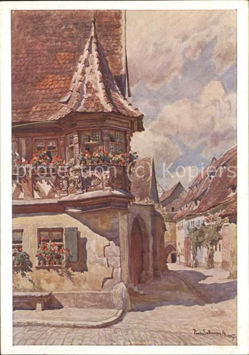 Sollmann Paul Rthenburg o.d. Tauber Feuerleinserker