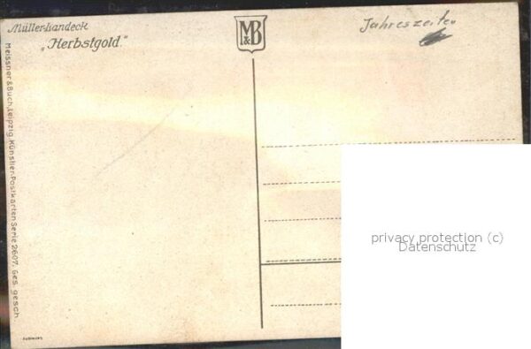 Verlag Meissner und Buch 2607 Herbstgold Müller-Landeck – Bild 2
