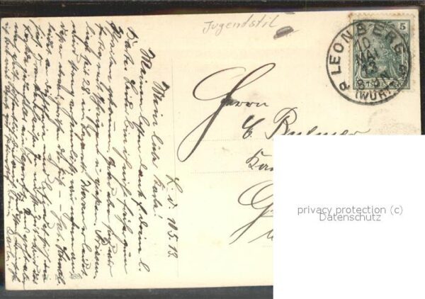 Pfingsten Pentecost Pentecote Frauen Blume Hut Jugendstil – Bild 2