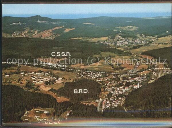 Zoll Landesgrenze CSSR BRD Eisenstein