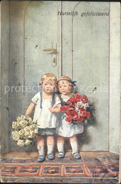 Feiertag Karl Nr. 142-6 Geburtstag Kinder Rosen