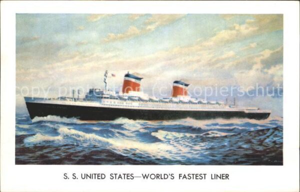 Dampfer Oceanliner S.S. United States