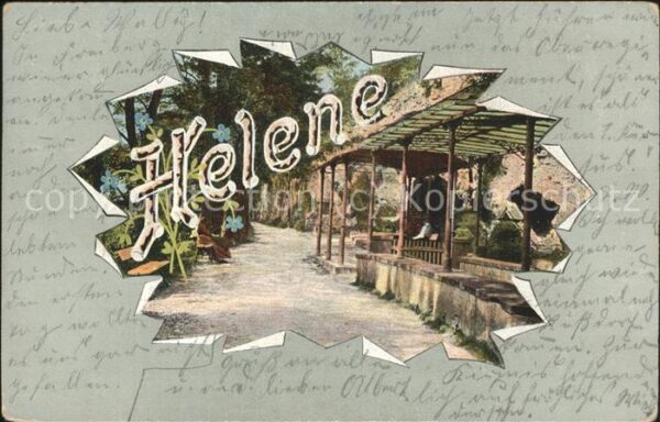 Namenstag Namenskarte Helene
