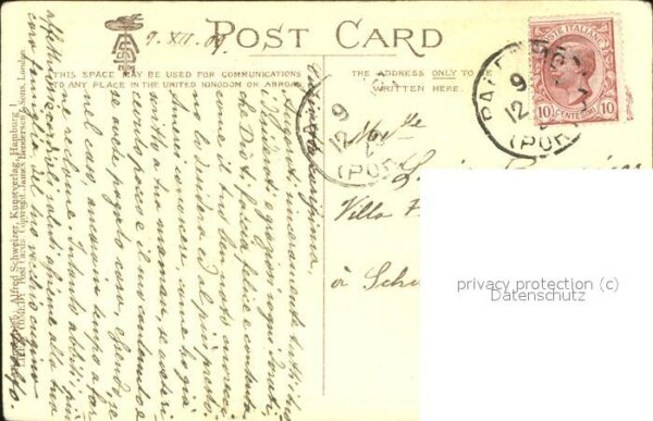 Kuenstlerkarte Allan Gilbert Herz Paar Kuss – Bild 2