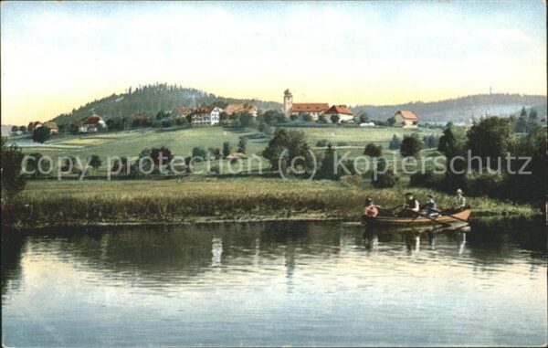 Verlag Photochromie Nr. 1 Schluchsee Schwarzwald Bootsfahrt