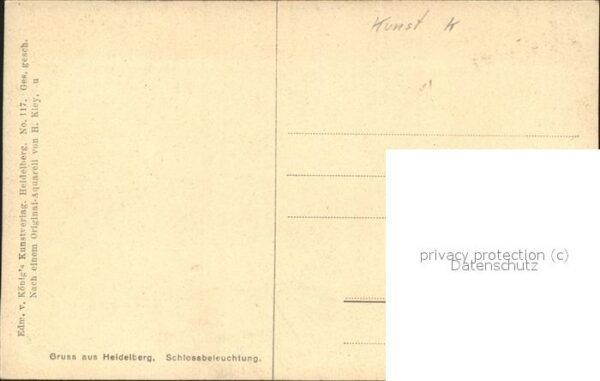 Kley Nr. 117 Heidelberg Schlossbeleuchtung – Bild 2