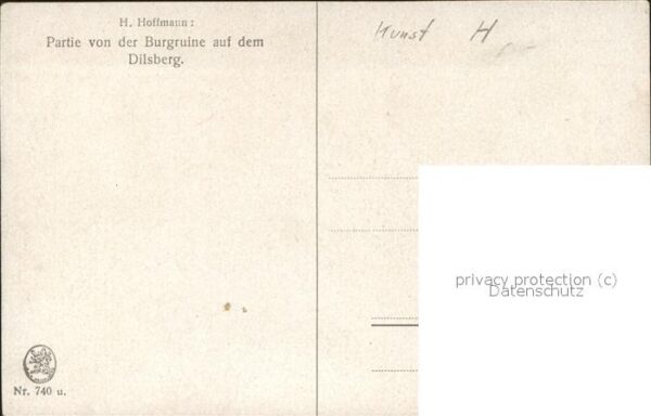 Hoffmann Heinrich Burgruine Dilsberg Nr. 740 – Bild 2
