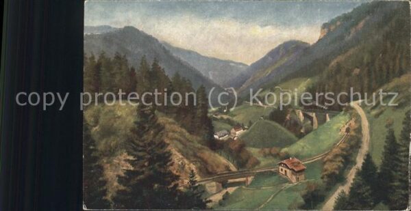 Hoffmann Heinrich Höllental Ravennaschlucht Nr. 185