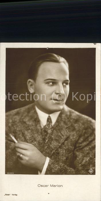 Verlag Ross Nr. 3037/1 Oscar Marion