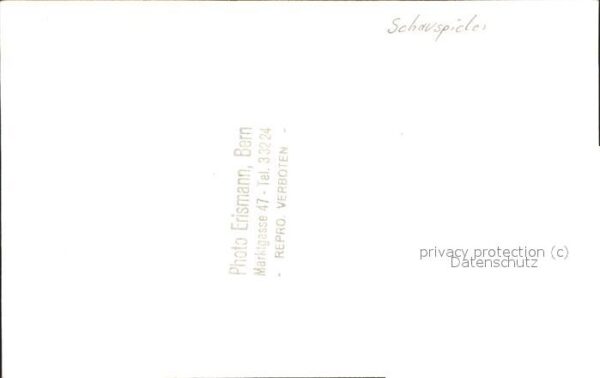 Schauspieler Königin Erismann Bern – Bild 2