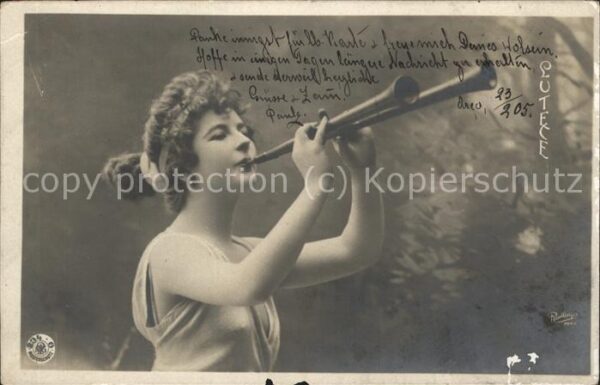 Foto Reutlinger Paris Nr. 234 Flöten Frau Lutece