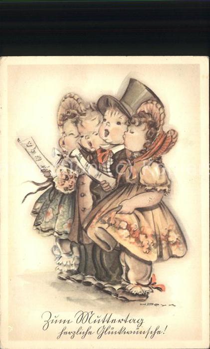 Peyk Hilla Muttertag Nr. 735 Kinder Gesang Zylinde