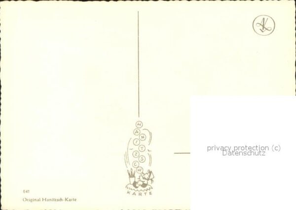 Sternzeichen Skorpion Künstlerkarte Hanitzsch Nr. 64 – Bild 2