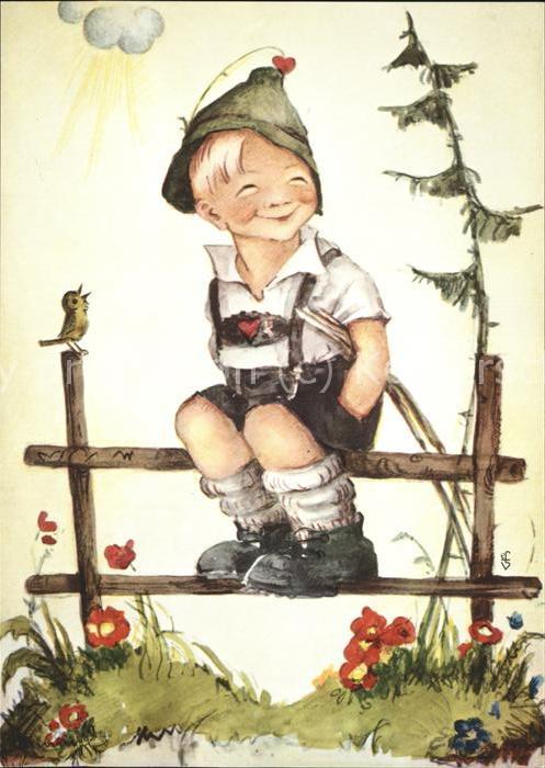 Hummel Nr. 815 Zaunkönig Kind Vogel Blumen