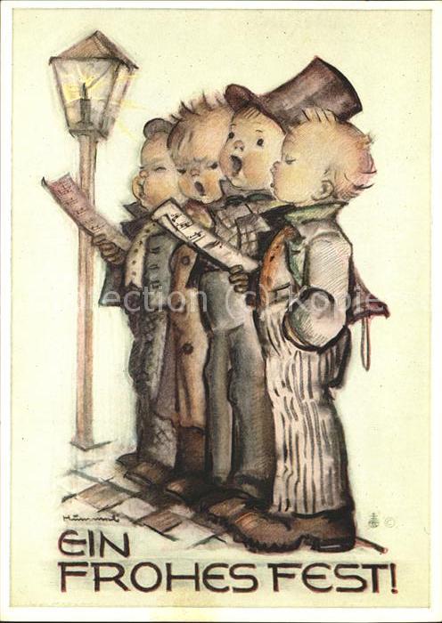 Hummel Nr. 5432 Musikanten Kinder Gesanf Notenblat