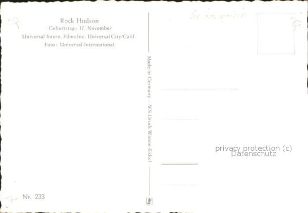 Schauspieler Rock Hudson – Bild 2