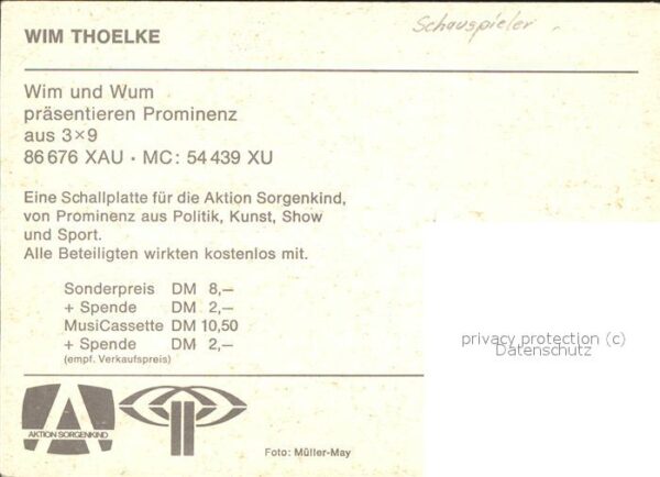 Schauspieler Wim Thoelke Moderator – Bild 2