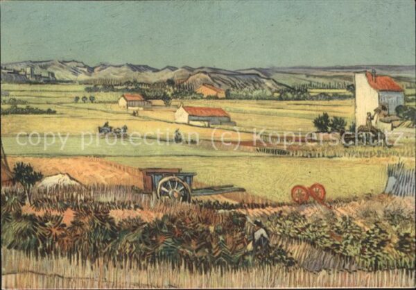 Van Gogh Vincent Landschaft mit Gemüsegarten Nr. K90