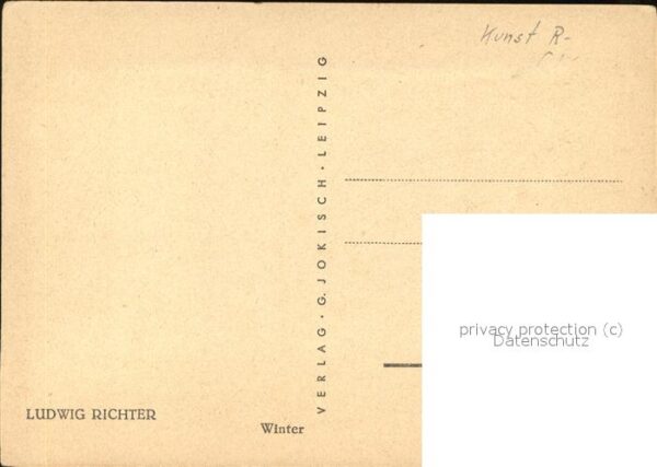 Jahreszeiten Winter Ludwig Richter – Bild 2