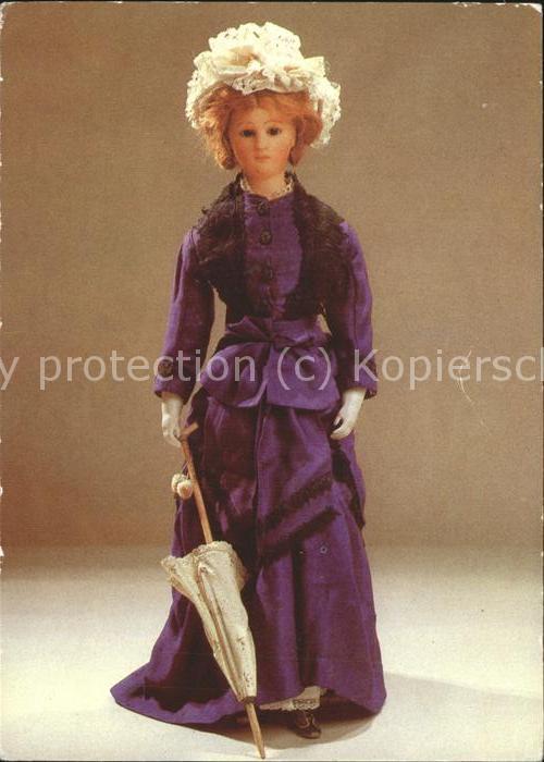 Puppe Doll Poupee Kinderspielzeug Lederbalg Staatsdame Göschenhaus Grimma