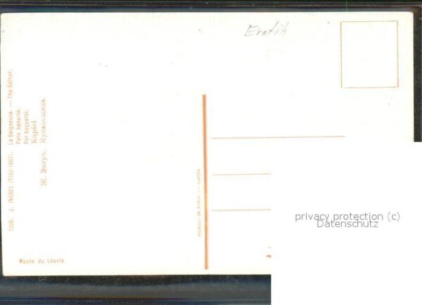 Erotik Frau Künstlerkarte J. Ingres Nr. 1209 – Bild 2