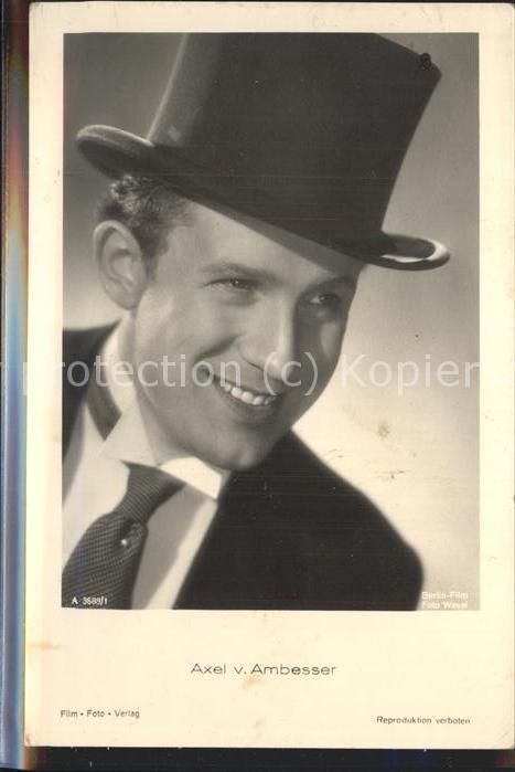 Verlag Film-Foto-Verlag Nr. 3688/1 Axel v. Ambesser