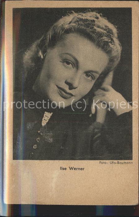 Schauspieler Ilse Werner