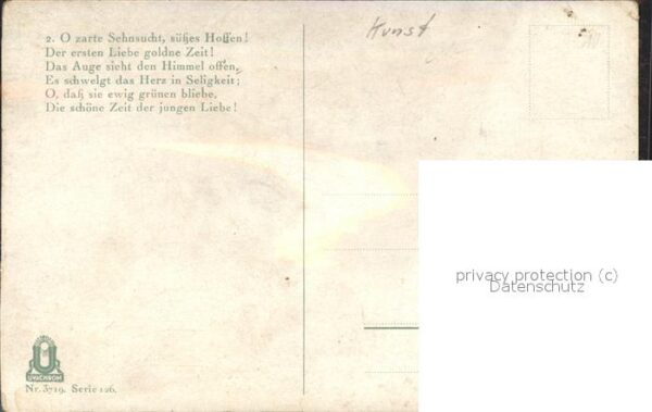 Kuenstlerkarte F. Elßner Nr. 3719 Das Lied von der Glo – Bild 2