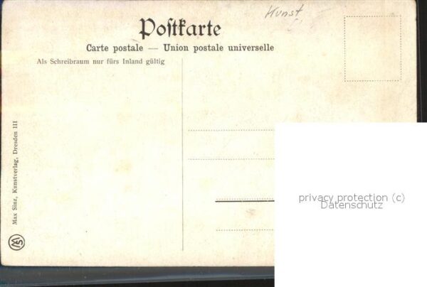 Pfeife Mann Künstlerkarte – Bild 2
