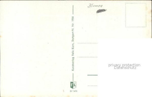 Schmetterlinge Blumen Künstlerkarte – Bild 2
