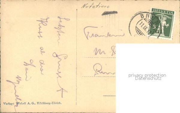Ziege Kinder Photoglob-Wehrli Nr. 9394 – Bild 2